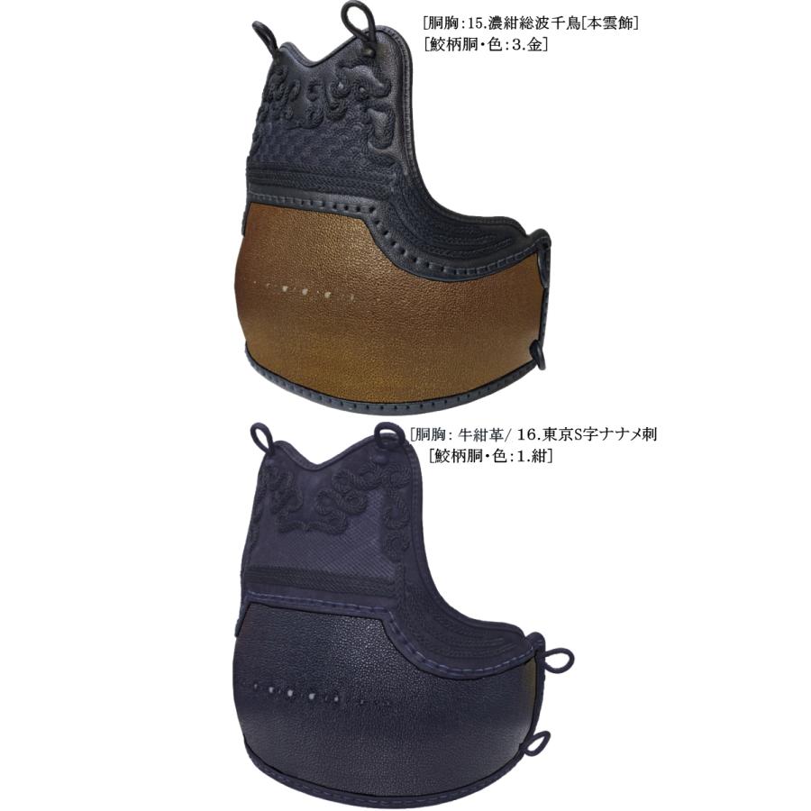 NEW!] 剣道 胴 / 鮫柄 60本型強化樹脂胴 胴裏文字彫り無料！ 送料無料