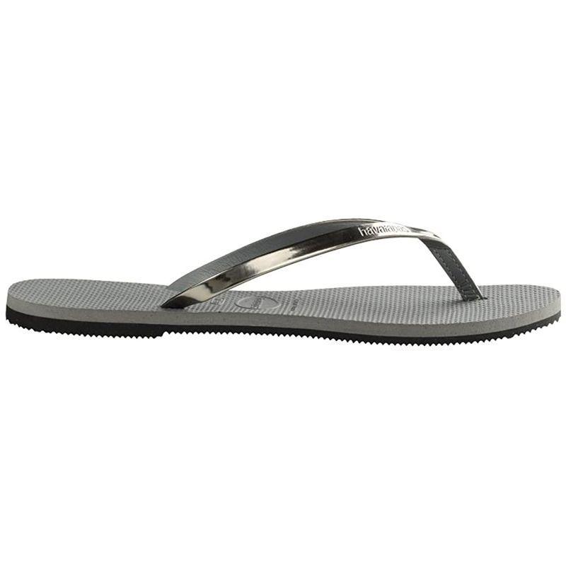 魅力的な ハワイアナス Havaianas ビーチサンダル レディース スリム You Metallic ユーメタリック 02 Steel Gr ビーチサンダル Www Collectiviteslocales Fr