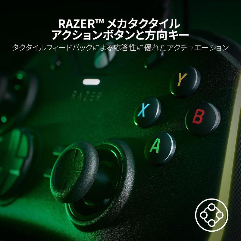 Razer Wolverine V2 Chroma PC&XBOX用コントローラー メカタクタイル アクションボタン 方向キーのボタン割り当｜katanamart｜06