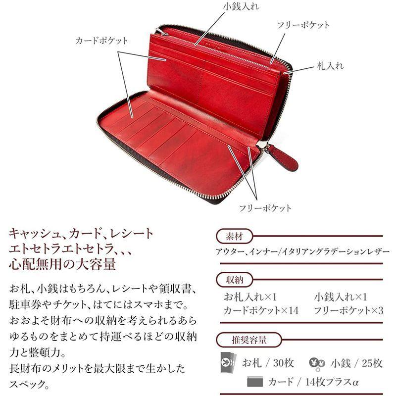 珍しい Dom Teporna Italy 財布 メンズ 長財布 本革 大容量 レディース イタリアングラデーションレザー ラウンドファスナー その他 財布 珍しい Dom Teporna Italy 財布 メンズ 長財布 本革 大容量 レディース イタリアングラデーションレザー ラウンドファスナー その他 財布