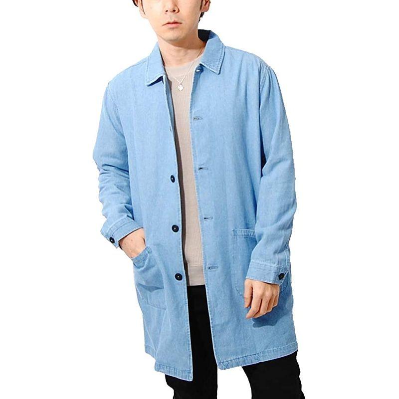 激安大特価 リ エーピー Re Ap ブリーチ L ショップコート ステンカラー メンズ ステンカラーコート デニム その他ジャケット Binghamtonhots Com