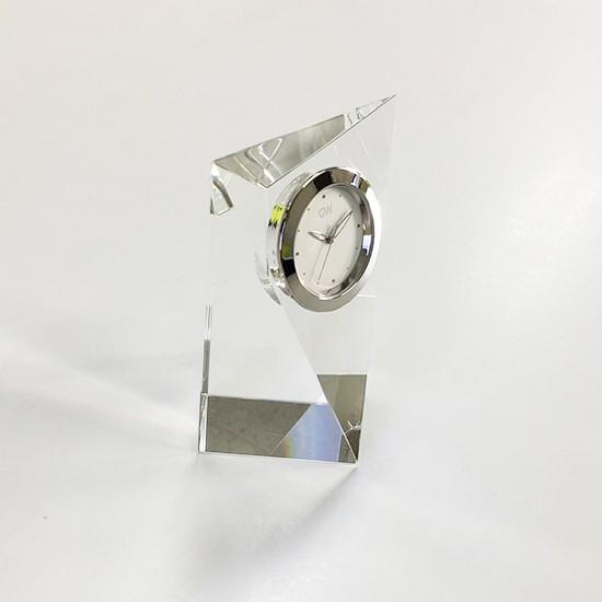 記念品 ノベルティ 名入れ｜グラスワークスナルミ プリズム クロックM