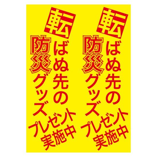 ノベルティ/粗品/景品【転ばぬ先の防災グッズプレゼント50人用