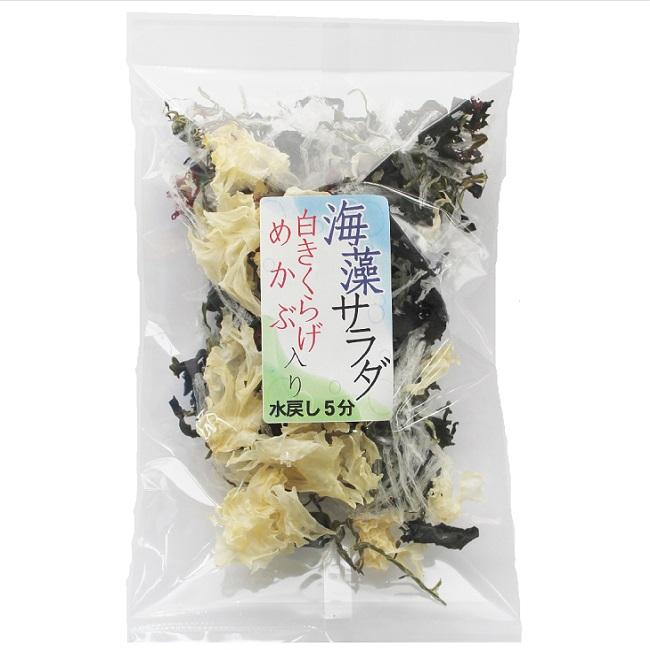 海藻サラダ ７品目 37ｇ ヘルシー 白きくらげ入り わかめ 茎わかめ めかぶ 寒天 赤かえでのり 赤とさか Kaisousarada02 片瀬昆布店オンラインショップ 通販 Yahoo ショッピング
