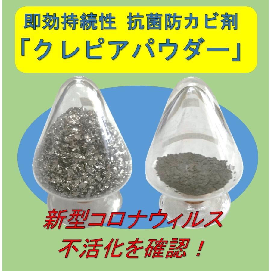抗菌抗ウィルス防カビ剤「クレピアパウダー 30μｍ」【100g】 | 