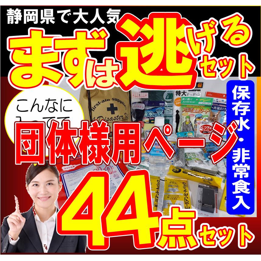 団体様用】防災セット44点 災害初動を生き抜く静岡県民が選んだ 非常用