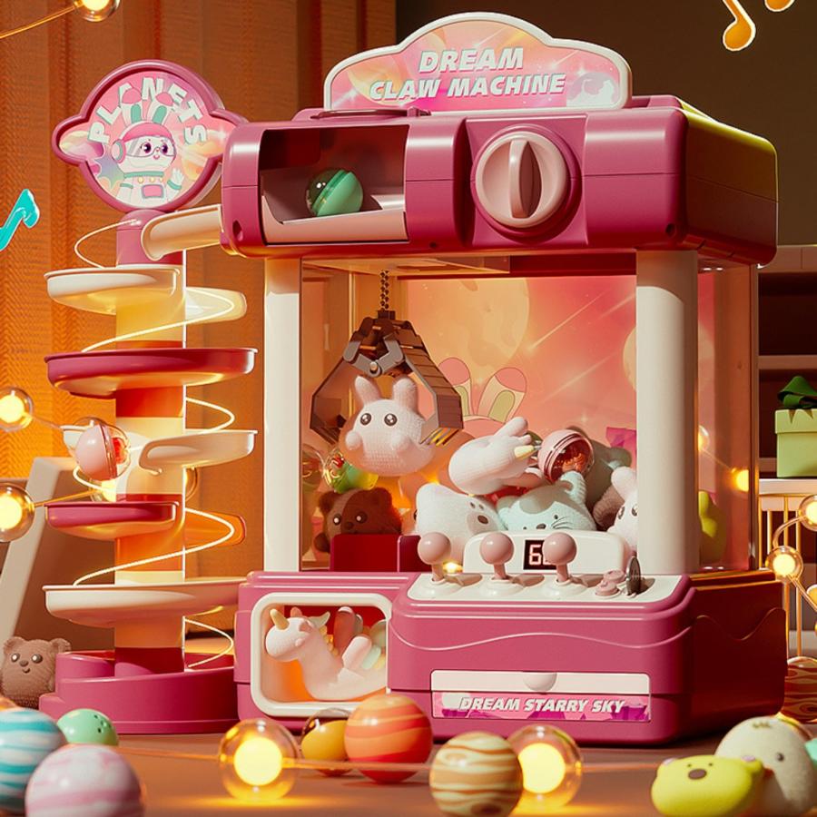 UFOキャッチャー おもちゃ 知育玩具 音量調整可能 音楽切替 USB充電式 電池式 クレーンゲーム家庭用 コイン付き 玩具 ぬいぐるみ カプセル :  カネコストア - 通販 - Yahoo!ショッピング