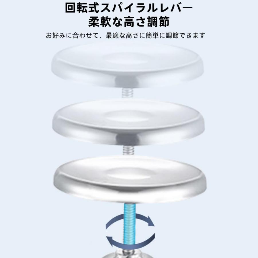 バーススツール 丸椅子 ステンレススチール製ソファバースツール 47