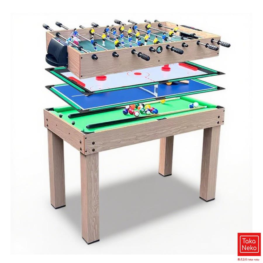 4イン1 マルチゲームテーブル 子供用 テーブルゲーム サッカーゲーム