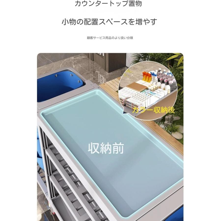 ホテル清掃台車 多機能デザイン 業務用ダストカートとしても活用 ホテル清掃台車 多機能デザイン 業務用ダストカートとしても活用