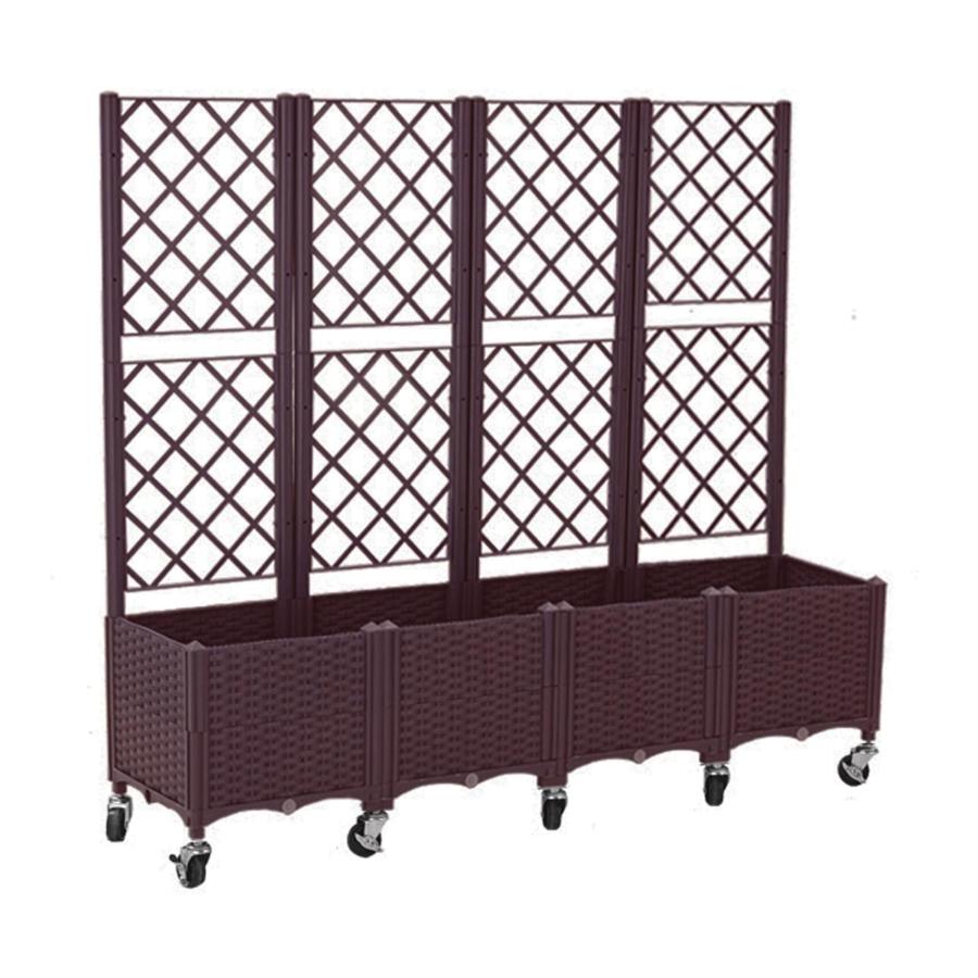 フェンス プランター付き 組立式フェンス トレリスプランター