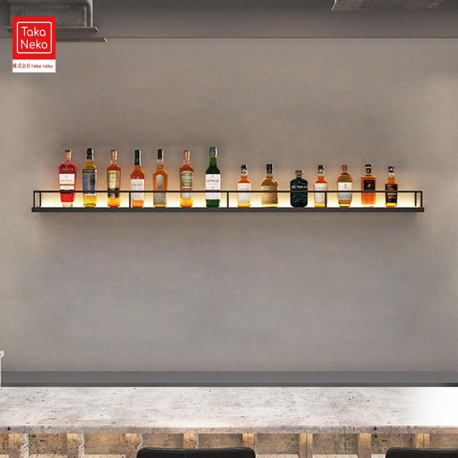 壁掛けアイアンワインラック 酒ラック ボトルスタンド 酒 棚壁掛け式