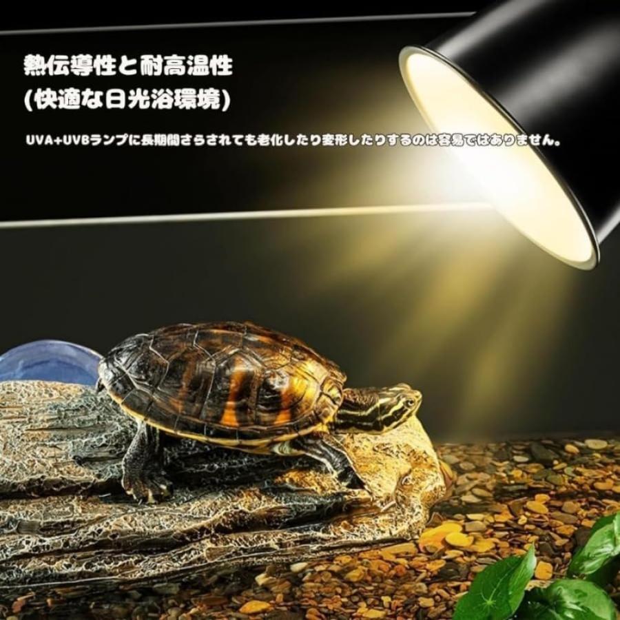 大きい亀の浮島 水亀 陸地模擬樹皮、岩石、黄蝋石 3つの強力な 大きい亀の浮島 水亀 陸地模擬樹皮、岩石、黄蝋石 3つの強力な