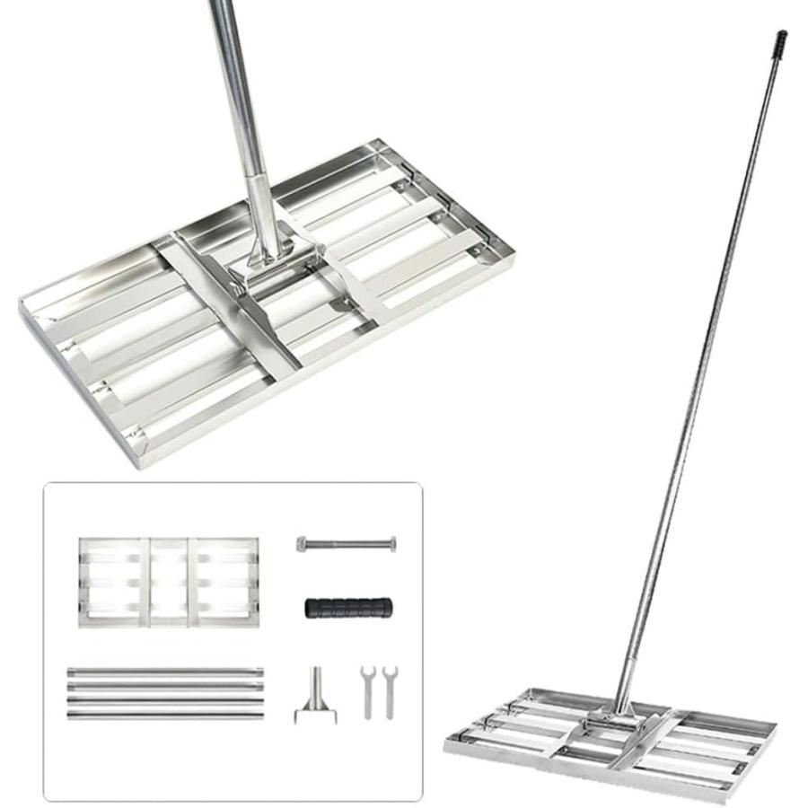 ゴルフコースのスムージングツール芝均しレーキステンレス製芝生レベルレーキ株式会社錦造園レベリングレーキゴルフコースレベラーレーキ農場、芝生、庭園、ゴル ゴルフコースのスムージングツール 芝均しレーキ ステンレス製芝生