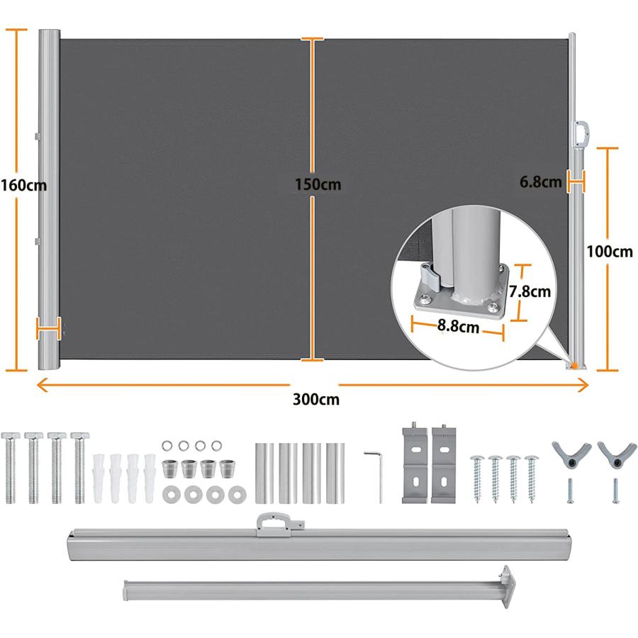 アネ 〜3日お取り置き Amazon | ZATOOTO 車用 間仕切りシート 伸縮棒付き カーテン