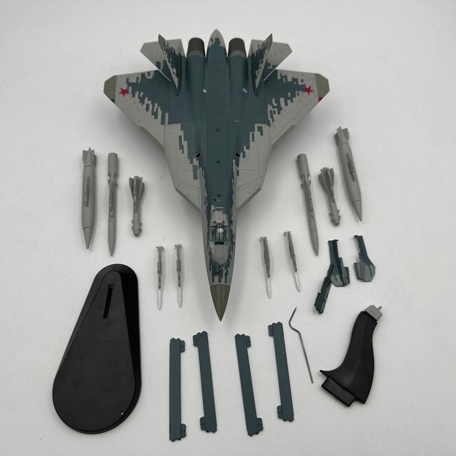 飛行機模型玩具、SU-57、ダイキャストモデル、金属、/72 スケール