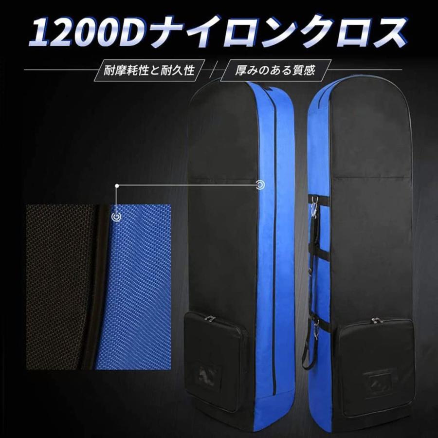 ゴルフ バッグ用 カバー ゴルフバッグ カバー トラベルバッグGolf flight bag 折りたたみ式ゴルフキャリア収納ケース雨 や 雪 から 守る 移動に便利なキャスター｜katenki｜04