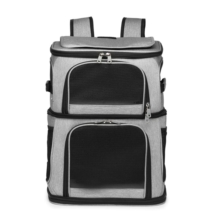 ペットキャリー リュック ペット リュック2段式 (二段式 耐荷重8.5kg