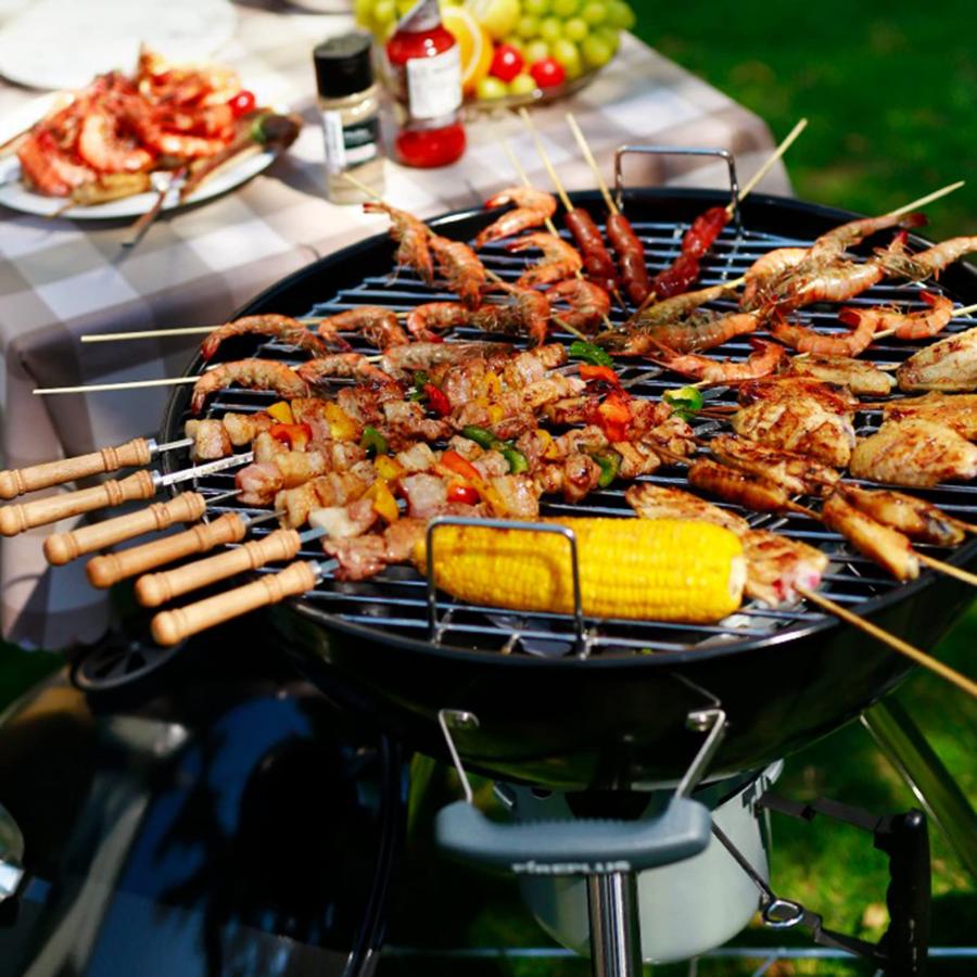 バーベキューコンロ グリル 収納バッグ付き 焚き火台 BBQ 鉄板焼き