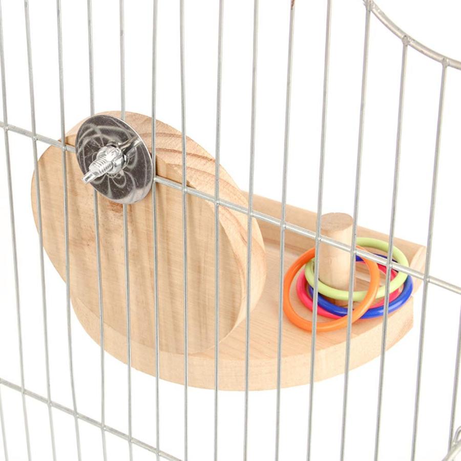 鳥 おもちゃ 鏡玩具 オウムスタンド オウム ケージ掛けおもち インコ