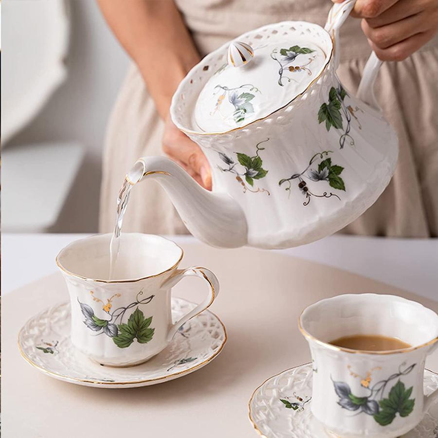 アンティーク 食器セット 急須 ティーポット カップ&ソーサー ティーポット 紅茶セット 珈琲急須 ティーカップ おしゃれ コーヒー
