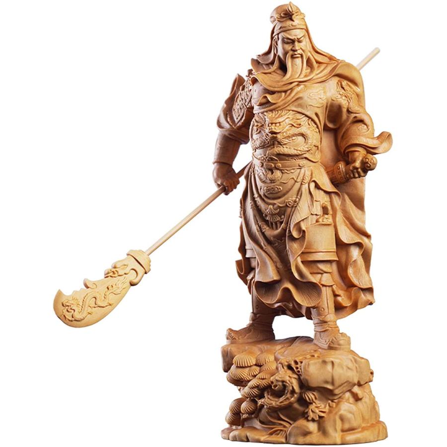 三国志 関公像 関羽像 関帝像 小叶ツゲ製 木の彫刻 立像 高級 三国志 関公像 関羽像 関帝像 小叶ツゲ製 木の彫刻 立像 高級