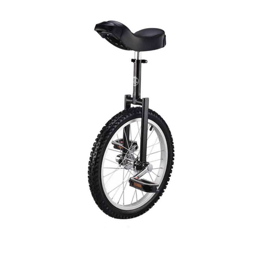 輪車 16インチ 18インチ 20インチ スタンド付 ユニサイクル 組み立て式