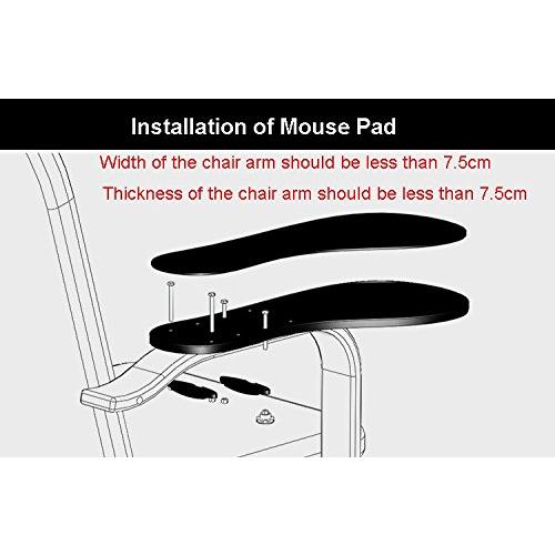 OK - 010多機能椅子は、互換性のあるオフィスとゲームのためにキーボード支持ラップトップホルダーマウスパッドを固定します (Black)｜katenki｜07