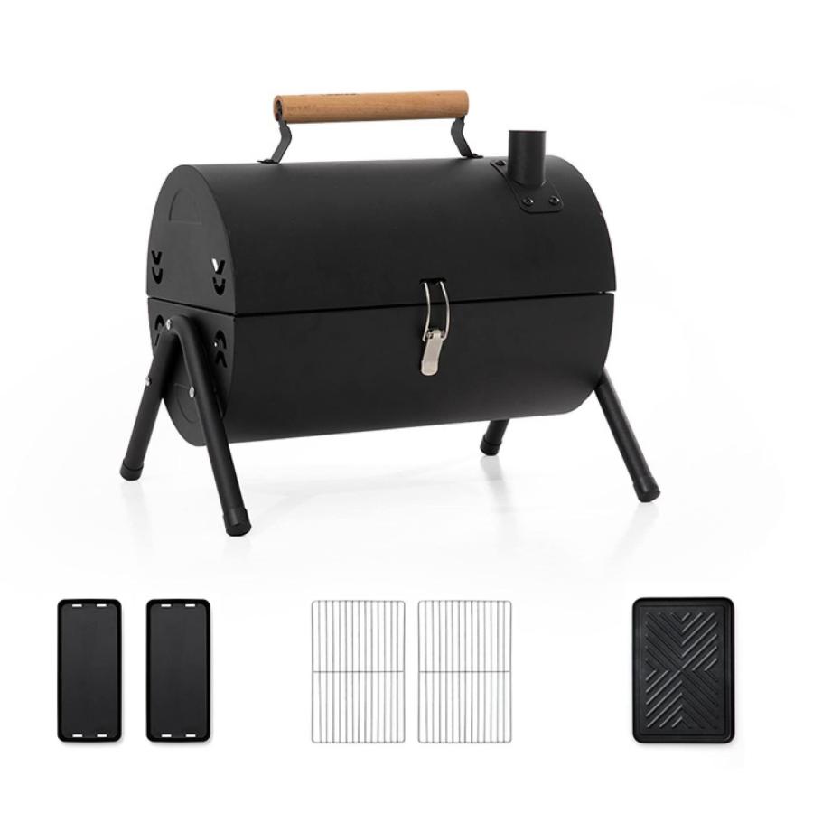 バーベキューコンロ4~6人用ホームポータブルグリル BBQ コンロ 鉄板