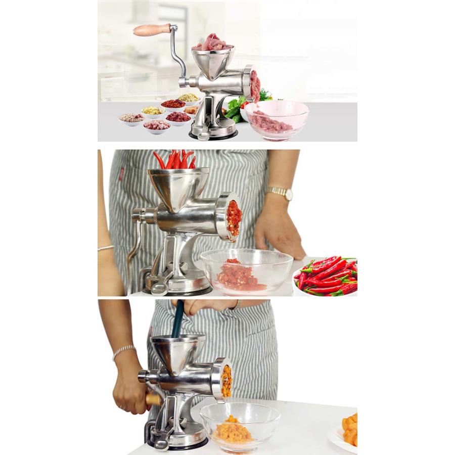 手動ミンサー 卓上肉ひき器 ミートチョッパー ミンチ作り 手動ミンサー 卓上肉ひき器 ミートチョッパー ミンチ作り