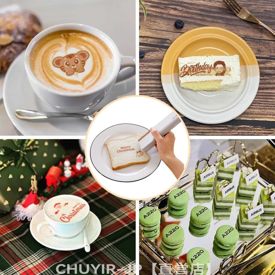 フードプリンター、プリンターペン、ポータブルインクジェットコーヒー 