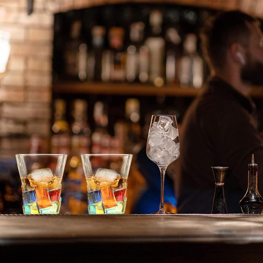 6個セット ビールグラス おしゃれ カラフル ウイスキー グラス 6個セット ビールグラス おしゃれ カラフル ウイスキー グラス