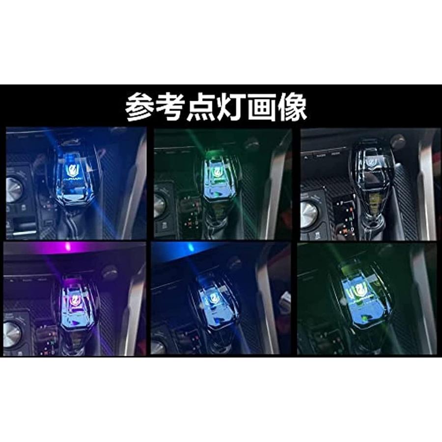 新デザイン水晶型 アルファード/ヴェルファイア30系 専用シフトノブLED