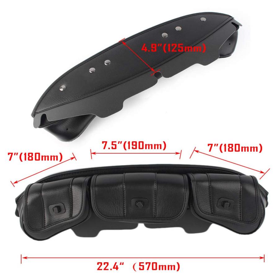 ハーレー　ウインドシールドバッグ　新品 ファットボーイ・ウインドシールドバッグ／ダイキャスト