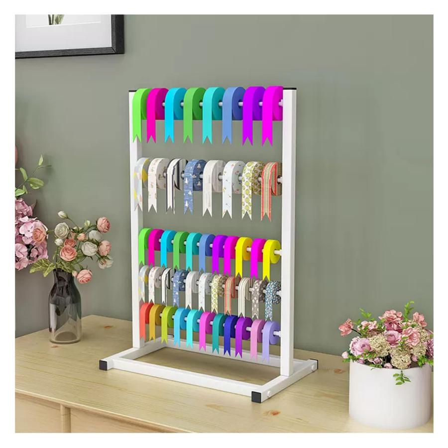 リボン収納ラック フラワーショップ/ギフトショップ 包装紙リボン
