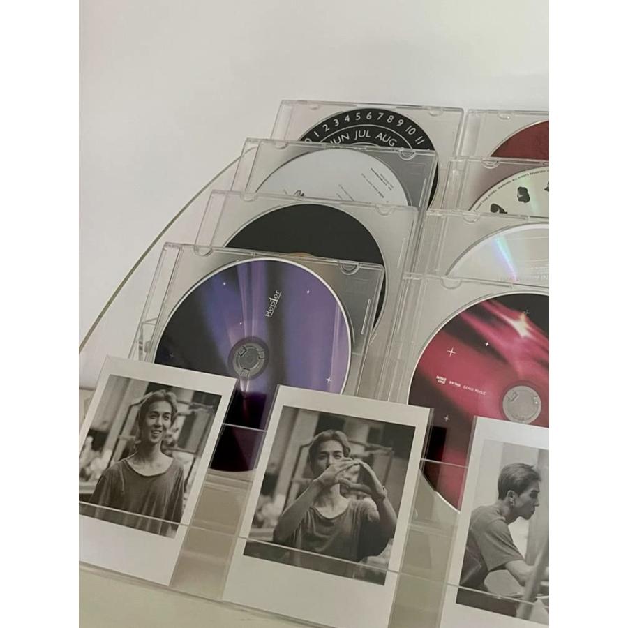 CDラック 卓上 DVD収納ケース 透明アクリル製 展示用 ディスプレイ