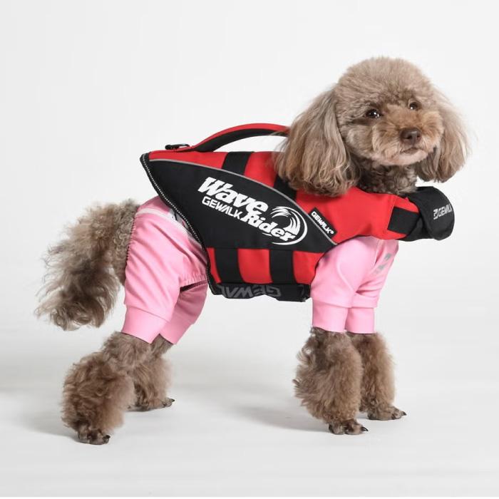 GEWALK ウェーブライダー エコ LGE318 | 犬用ライフジャケット マリン