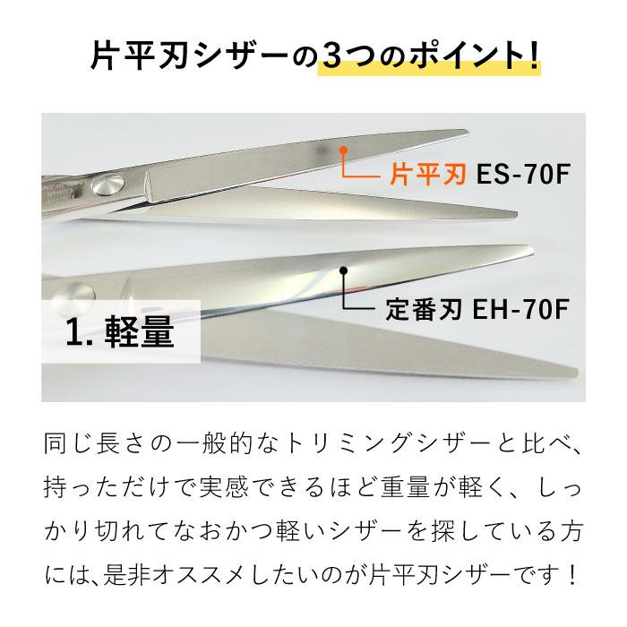 無料研ぎ券・お手入れ用品のおまけ付 ES-70F 胡蝶 東京理器