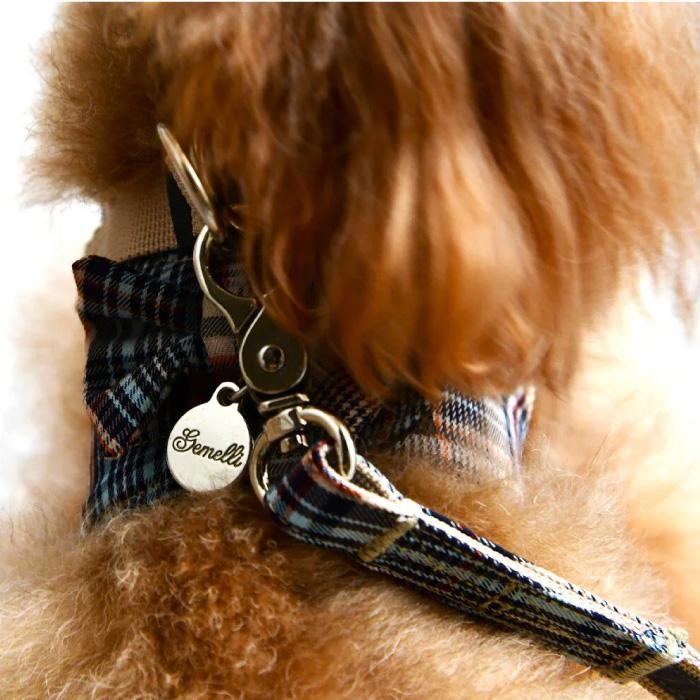 Gemelli クラシカルチェックハーネス (S) | 小型・中型犬用ハーネス
