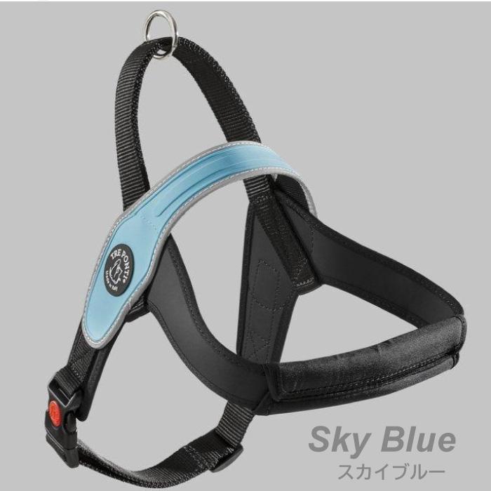 ☆ TRE PONTI トレポンティ イタリア製 犬用ハー スカイブルー 373 TRE PONTI トレポンティ TREPONTI ハーネス 犬 小型犬 1号 1.5号 抜け