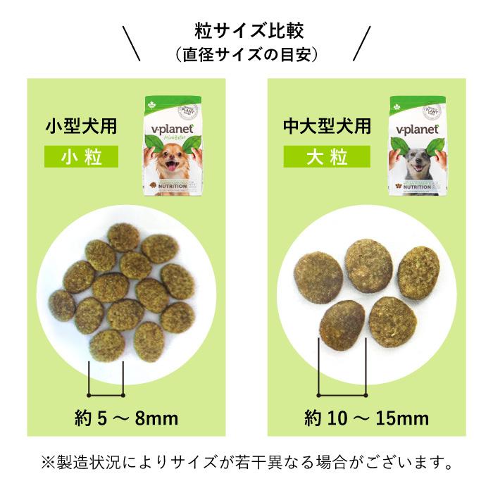 Vプラネット 小型犬用 小粒 2kg×2個 ヴィーガンドッグフード 