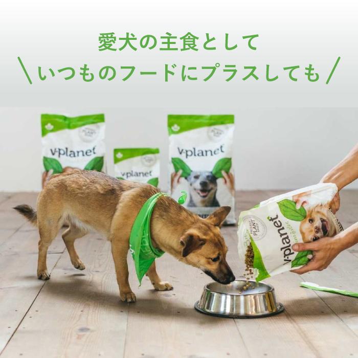 Vプラネット 小型犬用 小粒 2kg | 完全植物性のヴィーガンドッグフード