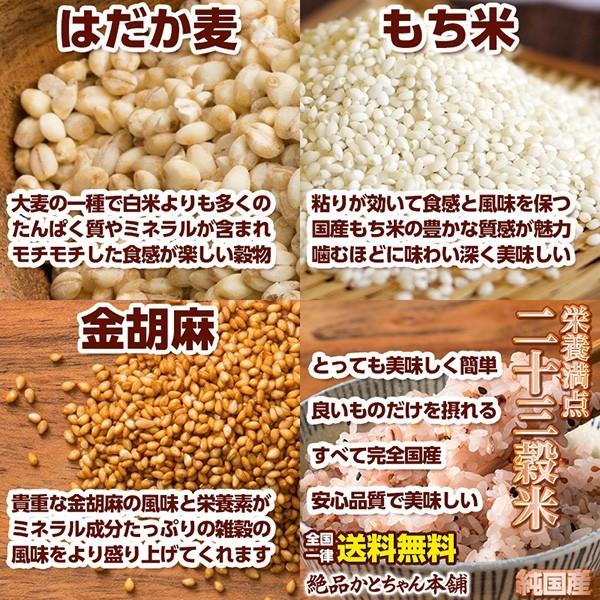 雑穀 雑穀米 国産 栄養満点23穀米 900g(450g×2袋) (翌日発送)送料無料 国内産 もち麦 黒米 ダイエット食品 雑穀米本舗｜katochanhonpo｜11