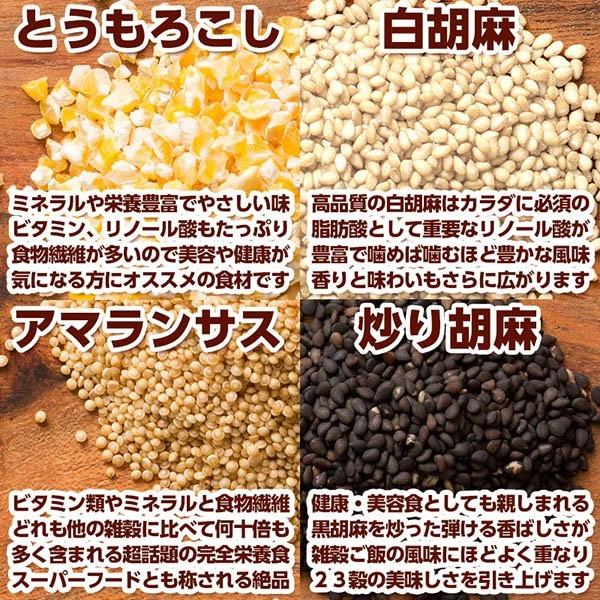 雑穀 雑穀米 国産 栄養満点23穀米 900g(450g×2袋) (翌日発送)送料無料 国内産 もち麦 黒米 ダイエット食品 雑穀米本舗｜katochanhonpo｜10