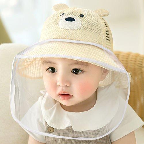 ディスカウント 帽子 子供 ベビー用 コロナ対策 赤ちゃん フェイスシールド ウイルス対策 Uvカット 夏用 飛沫防止 公園遊び ベビー 花粉対策 外出 キャップ Columbiatools Com