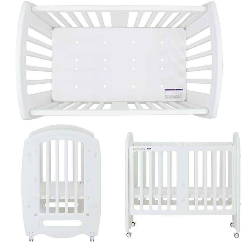 カトージ（KATOJI） ベビーベッド ハイタイプ 組み立て簡単ベッド