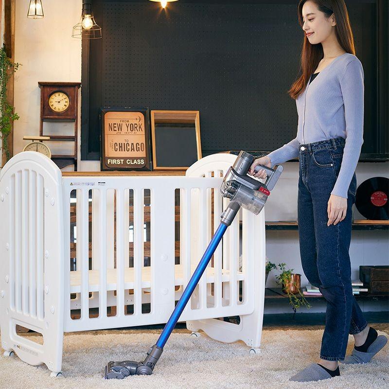 カトージ（KATOJI） ベビーベッド ハイタイプ 組み立て簡単ベッド