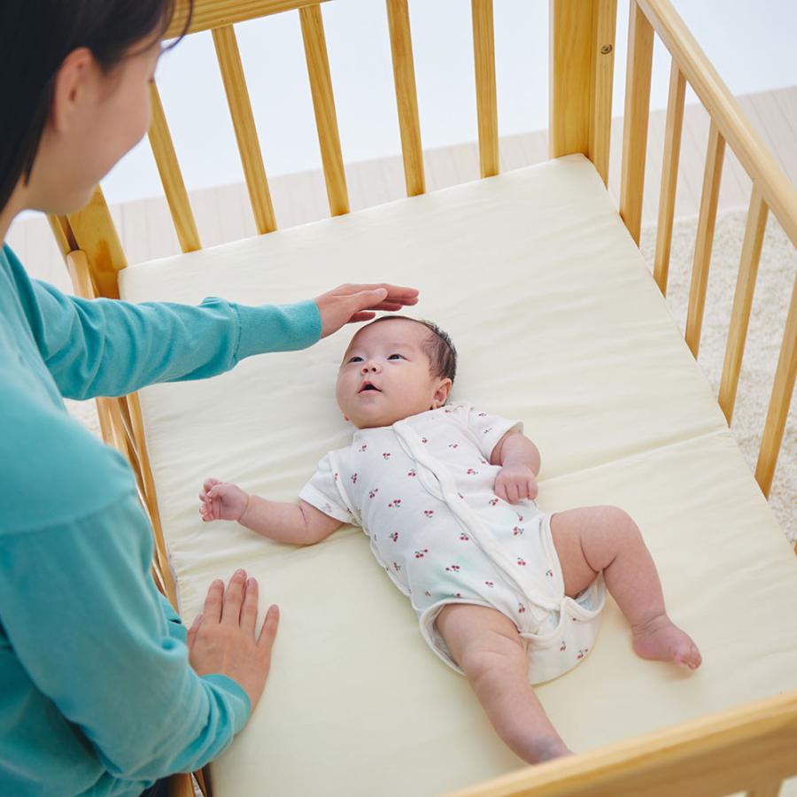 カトージ（KATOJI） ベビー布団 ベビー敷布団 固わた敷布団 選べる2色