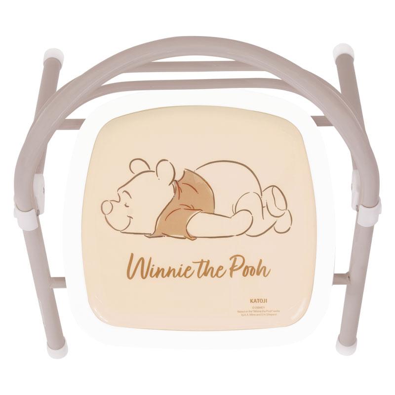 カトージ（KATOJI） ベビーチェア パイプイス 折りたたみ くまのプー