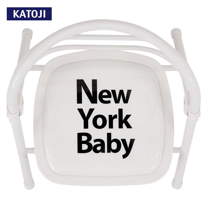 カトージ（KATOJI） ベビーチェア 折りたたみ パイプイス New York
